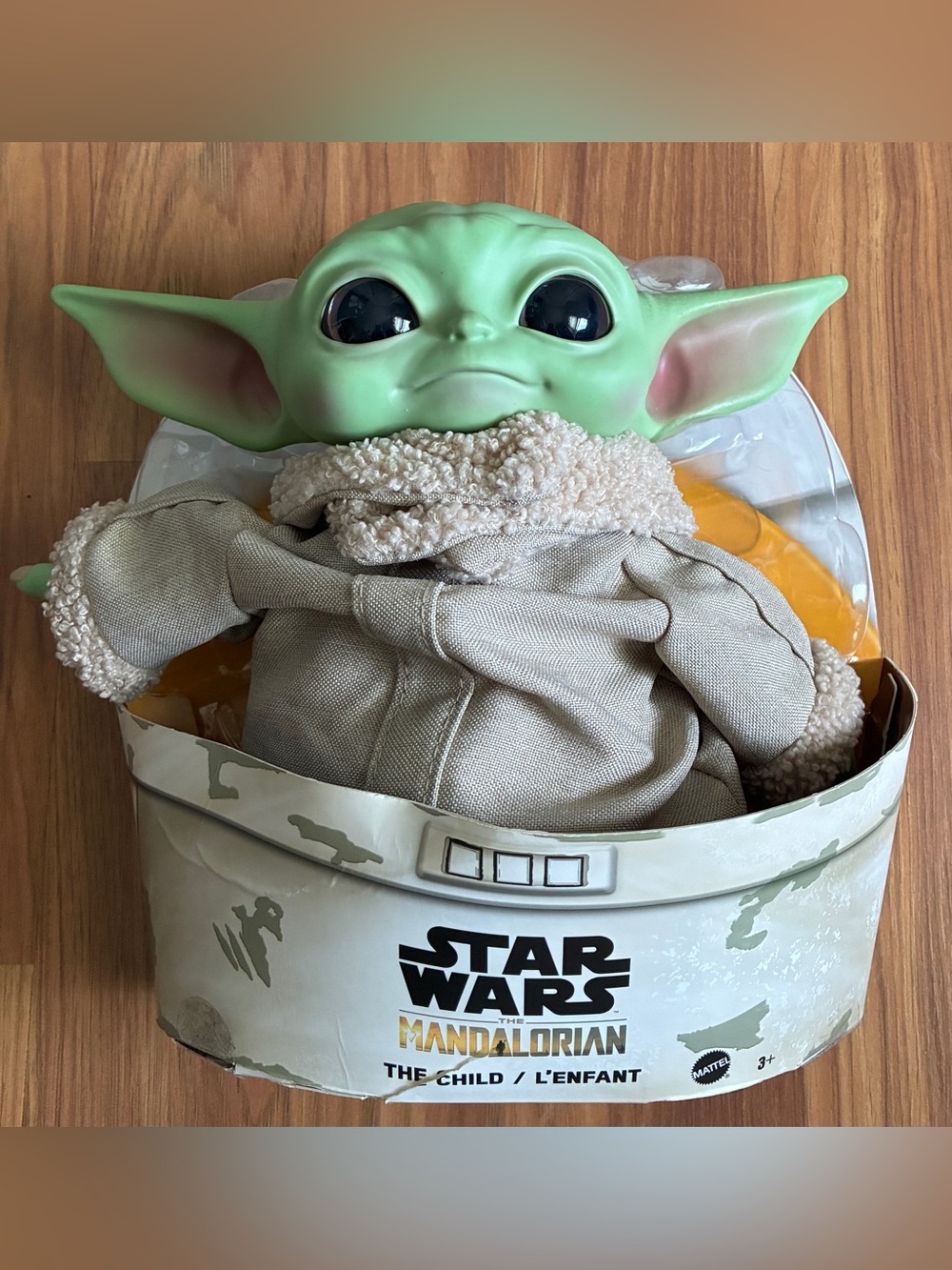 Mattel Star Wars The Child Grogu 11" Plush Toy The Mandalorian Baby Yoda
